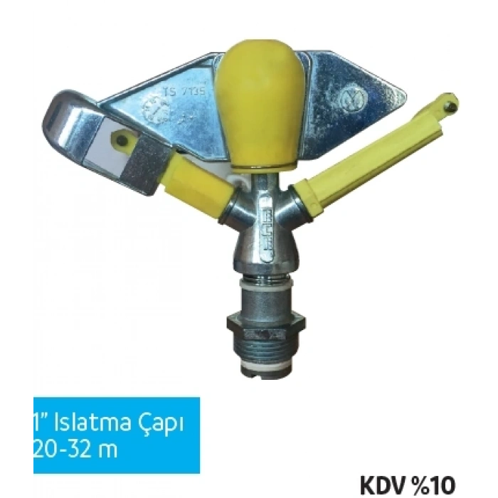 ÜZÜMCÜ - Metal Tarla Sulama Fıskiye