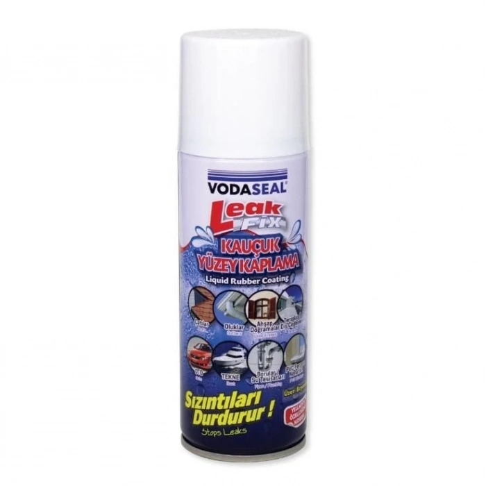 Vodaseal Leak Fix Kauçuk İzolasyon Spreyi 200 ml Beyaz