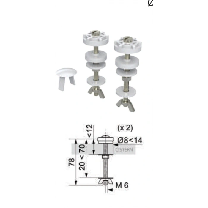 WİRGUİN ÇİFT KADEMELİ REZERVUAR İÇ TAKIM