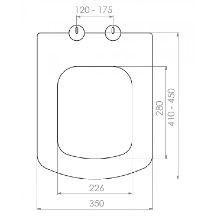 ZÜMRÜT KLOZET KAPAĞI (YAVAŞ KAPANAN - ÜSTTEN SIKMALI)