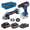 Bosch GWS 180-LI + GSR 18V-50 Akülü Taşlama ve Vidalama Matkap Seti