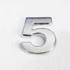 Cemax 5 Rakamı 3,75 cm Krom Yapışkanlı