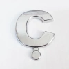 Cemax Ç Harfi  3,75 cm Krom Yapışkanlı