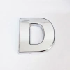 Cemax D Harfi  3,75 cm Krom Yapışkanlı