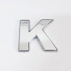 Cemax K Harfi  3,75 cm Krom Yapışkanlı