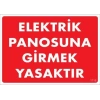 Elektrik Panosu Levhası 25x35 KOD:1118