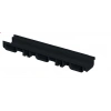 PLASTİK DRENAJ KANALI ALTTAN ÇIKIŞLI SİYAH 100x50x500 mm