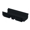 PLASTİK DRENAJ KANALI ALTTAN ÇIKIŞLI SİYAH 200x50x500 mm
