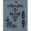 Rich New Seri N-105 Stencil 35x25 cm