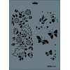 Rich New Seri N-117 Stencil 35x25 cm