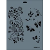 Rich New Seri N-117 Stencil 35x25 cm