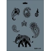 Rich New Seri N-137 Stencil 35x25 cm