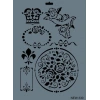 Rich New Seri N-330 Stencil 35x25 cm