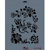 Rich New Seri N-340 Stencil 35x25 cm