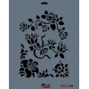 Rich New Seri N-340 Stencil 35x25 cm