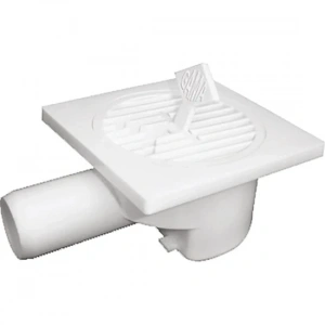 10X10 Yer Süzgeci (Yandan Çıkış) Ø32