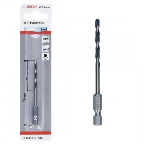 Bosch Pointteq Altıgen Şaftlı Hss Matkap Ucu 3,5 mm