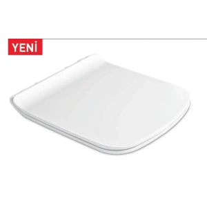 DIAMOND KLOZET KAPAĞI (YAVAŞ KAPANAN - METAL MENTEŞELİ - ÜSTTEN SIKMALI)