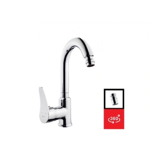 DÜDEN MİX KUĞU LAVABO BATARYA ( OYNAR PERLATÖR - Q40 KARTUŞ - TS EN 817 )