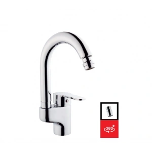 EGE MİX KUĞU LAVABO BATARYA ( OYNAR PERLATÖR - Q40 KARTUŞ - TS EN 817 )