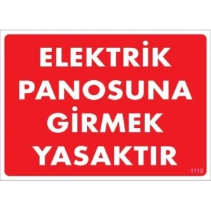 Elektrik Panosu Levhası 25x35 KOD:1118