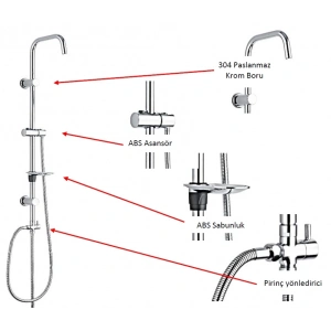 ELİTE PVC SPİRALLİ BAŞLIKSIZ ROBOT SET