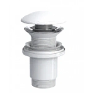 ELIXIR POP UP - SERAMİK BAŞLI MAT BEYAZ (TAŞMA DELİKSİZ - ABS GÖVDE)