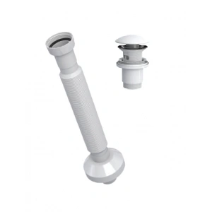 ELİXİR PUP - UP KÖRÜKLÜ SET (MAT BEYAZ - SERAMİK BAŞLIK - TAŞMA DELİKLİ)