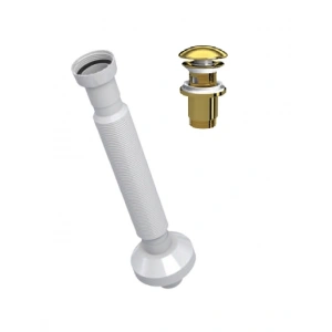 ELİXİR PUP - UP KÖRÜKLÜ SET (PARLAK ALTIN - SERAMİK BAŞLIK - TAŞMA DELİKLİ)