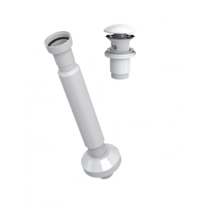 ELİXİR PUP - UP KÖRÜKLÜ SET (PARLAK BEYAZ - SERAMİK BAŞLIK - TAŞMA DELİKLİ)