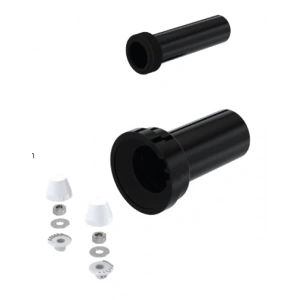 GÖMME REZERVUAR KADA SETİ + M12 KONİK BURÇ VE TAPA ( Q90X220 + Q45X180 mm )