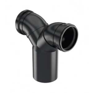 GÖMME REZERVUAR PİS SU ÇATAL DİRSEĞİ (Q90-90-110 X 260 mm)