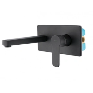 KARE - ANKASTRE LAVABO BATARYASI (SİYAH)