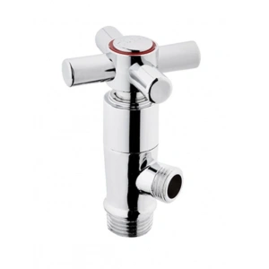 KARE - EKO DEKORATİF ARA MUSLUK 1/2  (ABS BAŞLIK -PRİNÇ SALMASTRA)