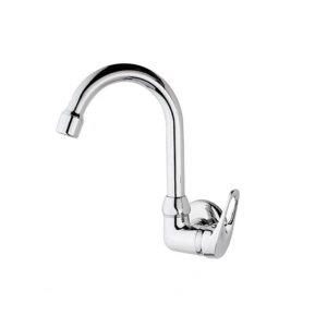 KARE - TEKSU GİRİŞLİ MİX LAVABO BATARYASI (DUVARDAN-KLASİK BORULU)