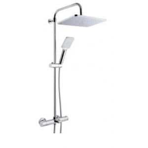 KARE - TERMOSTATİK BATARYALI DUS SETİ