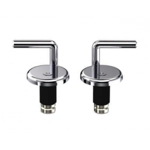 PASLANMAZ KLOZET KAPAK MENTEŞE SETİ - ÜSTTEN SIKMALI