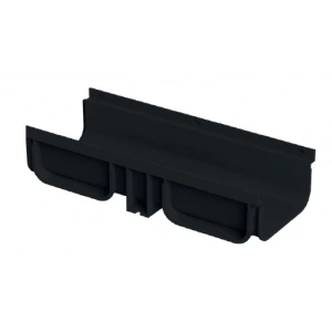 PLASTİK DRENAJ KANALI ALTTAN ÇIKIŞLI SİYAH 200x50x500 mm