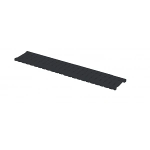 PLASTİK DRENAJ KANALI IZGARASI SİYAH 100x500 mm
