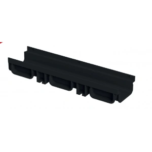 PLASTİK DRENAJ KANALI SİYAH 130x75x500 mm