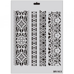 Rich Dantel Seri DN-913 Stencil 35x25 cm