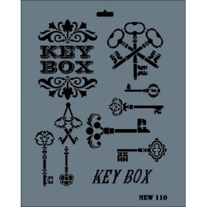 Rich New Seri N-110 Stencil 35x25 cm