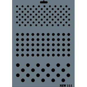 Rich New Seri N-111 Stencil 35x25 cm