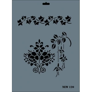 Rich New Seri N-120 Stencil 35x25 cm