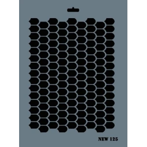 Rich New Seri N-125 Stencil 35x25 cm