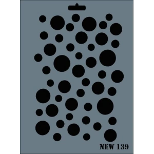 Rich New Seri N-139 Stencil 35x25 cm