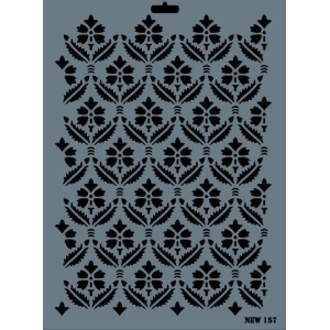 Rich New Seri N-157 Stencil 35x25 cm