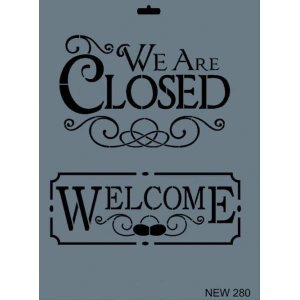 Rich New Seri N-280 Stencil 35x25 cm