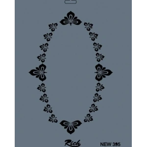 Rich New Seri N-395 Stencil 35x25 cm