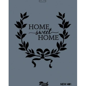 Rich New Seri N-401 Stencil 35x25 cm